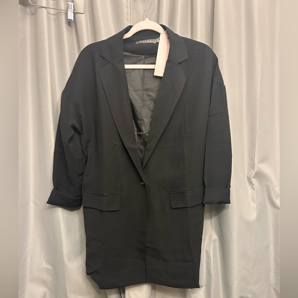 50%offw❤️ NWT E.SSUE black blazer S 125